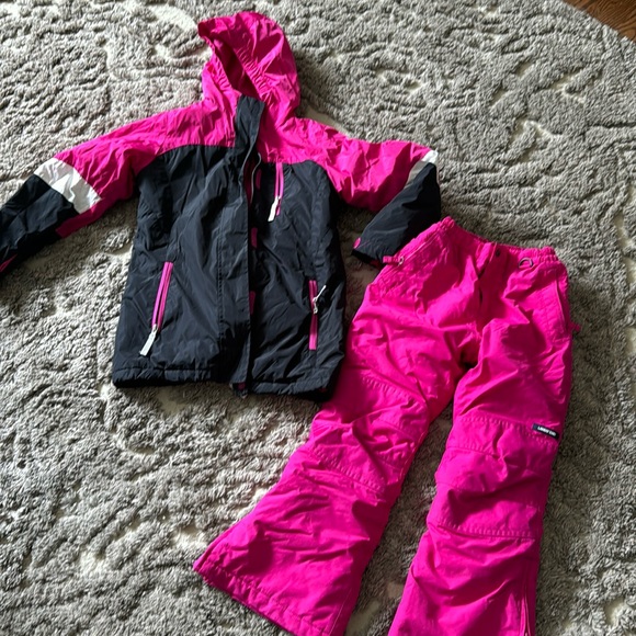 Lands’ End Matching Set Snow Suit Girls Size Small 7/8...